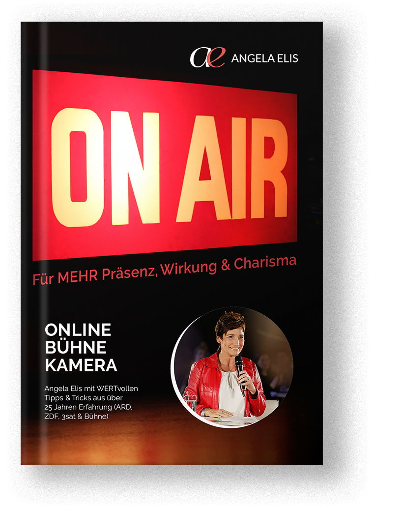 Buchcover von Angela Elis – Expertenbuch für mehr Präsenz, Wirkung und Charisma